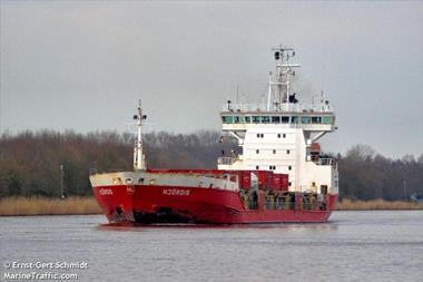 The new multipurpose vessels will have a higher cargo capacity than and the same speed as the predecessor Hjordis (pictured)