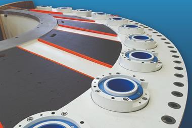 Inside of something with bearings