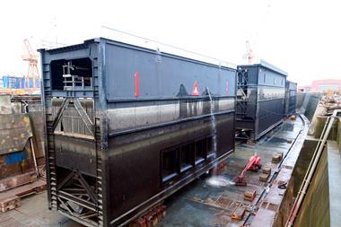 Rare lock gate overhaul at LWB.