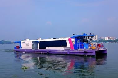 The Indian Register of Shipping (IRS) has classed the first of a series of 23 battery-hybrid passenger ferries being built by Cochin Shipyard.