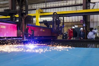 Fincantieri Bay Shipbuilding has begun construction of a 12,000m3 LNG bunker barge