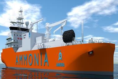 ABS has awarded an approval in principle to an ammonia bunker vessel concept design developed by Sembcorp Marine Integrated Yard and LMG Marin, along with MOL and Itochu Corporation.