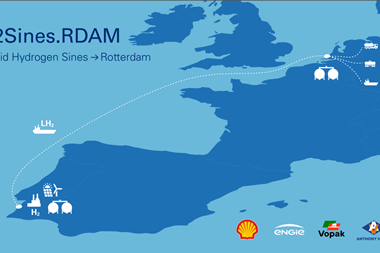 A consortium of Netherlands-based firms aim to deliver a first shipment of liquid hydrogen from Sines in Portugal to the port of Rotterdam by 2027.