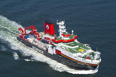 Sonne: planned new research ship Meteor IV will be a modified version of this.