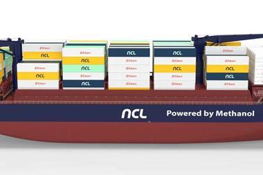 NCL methanol boxship