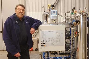 Benny Carlson, owner of Marinfloc AB