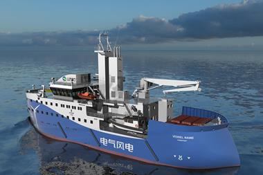 Ulstein will provide the basic design for a hybrid offshore wind support vessel for the Chinese market.
