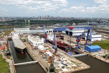 Philly Shipyard will receive $720,000 under the Small Shipyard scheme to revive its apprentice training scheme (credit: Philly Shipyard)