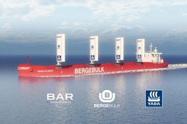Berge Bulk has signed an agreement to install four BARTech WindWings aboard a 210,000 dwt Newcastlemax, Berge Olympus, in Q2 2023.