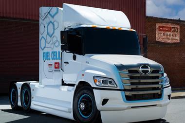 The Hino Trucks XL 8 Fuel Cell Vehicle is to be road tested in Californian ports