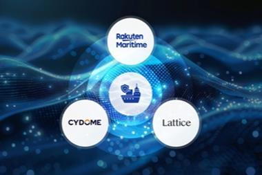 Logo showing Rakuten Maritime, Cydome and Lattice