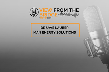 View From The Bridge - Dr Uwe Lauber, MAN Energy Solutions