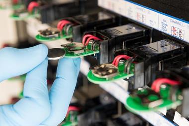 Lithium iron phosphate (LFP) batteries are one of the chemistries to undergo electrochemical cycling performance testing at ANL's Battery Laboratory.