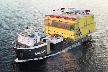 Rendering of the 'Grand Tour' offshore wind vessel