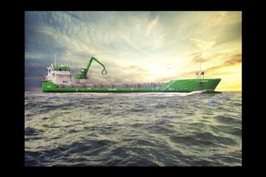 The new battery-hybrid vessel's design is expected to immediately lower CO2 emissions by over 40%, compared with existing tonnage.