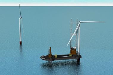 NETSCo and Keppel AmFELS are developing Jones Act-compliant wind turbine installation vessel (WTIV) designs. (credit: NETSCo)