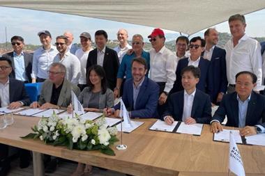 The order for the ammonia-fuelled gas carrier was signed by EPS CEO, Cyril Ducau; Quah Ley Hoon, chief executive of MPA; representatives of HHI; and ABS EVP and COO, John McDonald.