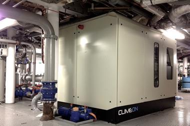 Climeon’s HP 150 power system in place onboard Arnold Maersk