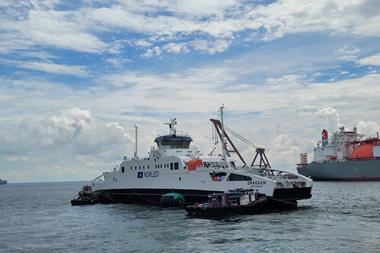 Sembcorp Marine has delivered the second of three battery-operated ropax ferries to Norwegian ferry operator Norled.