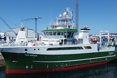 Spanish-built, state-of-the-art addition to the Irish research fleet, Tom Crean.