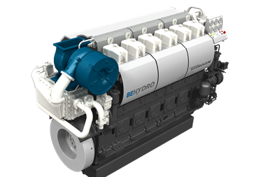 BeHydro's new hydrogen-capable, dual-fuel prime mover (credit: BeHydro)