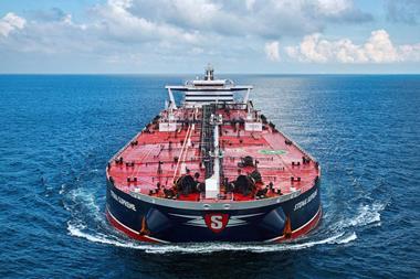 The study found that carbon capture and storage is technically feasible on a large tanker, such as Stena Supreme (pictured).