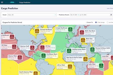 Graphic showing cargoes across the world