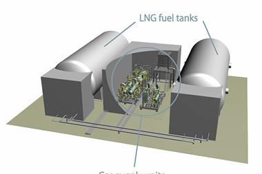 By incorporating double-shell small size vacuum-insulated type tanks as well as an optimised Tank Connection Space, the innovative FGSS offers installation and maintenance efficiencies. (credit: Mitsubishi Heavy Industries)