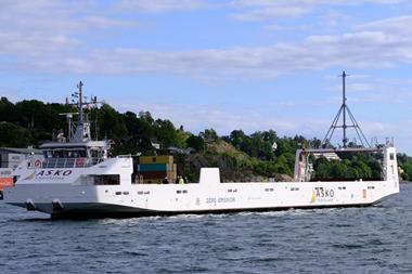 Norwegian innovation, Indian construction: ASKO electric ro-ro carrier.