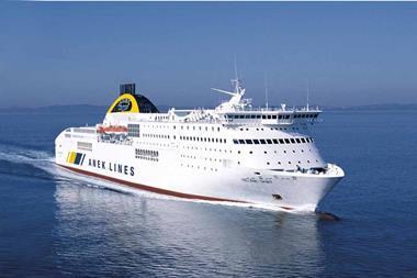 The ENGIMMONIA project will test solutions onboard an oil tanker, a container vessel and a passenger ferry (Image courtesy of ANEK Line)