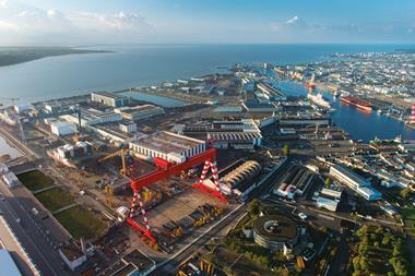 The Saint-Nazaire complex of Chantiers de l’Atlantique (photo courtesy of Pemamek).