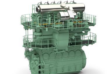 The mix of gas and VOC was tested on WinGD's RT-Flex 50DF dual-fuel demonstrator engine in Trieste