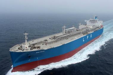 Three LPG carrier newbuildings will be powered by MAN B&W 6G60ME- LGIP engines, offering lower GHG emissions compared with Petredec's previous generation of 84,000 cbm VLGCs (pictured).