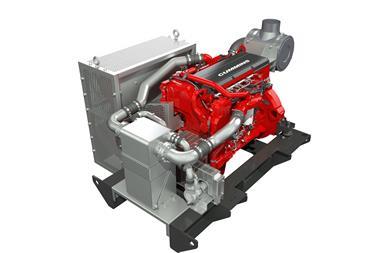 X15 Stage V solution for Inland Waterways with side mounted aftertreatment (credit: Cummins)
