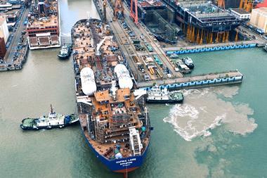 The second LR2 tanker in the series, Hafnia Loire, was launched from Dry Dock in late 2022.