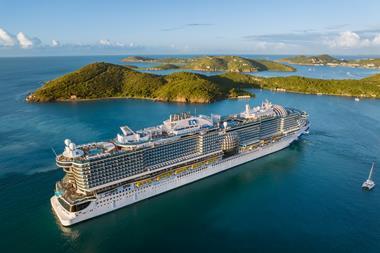 A Carnival cruise ship