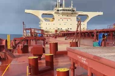 MT Ascona very large car carrier deck