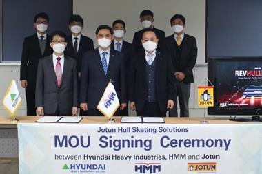 The MoU signing Photo: Jotun