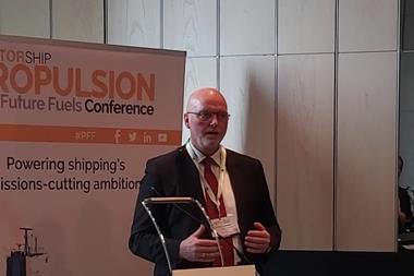 Lars Skytte Jorgensen of Alfa Lava discussing the company's plans to develop ammonia and methanol solutions.