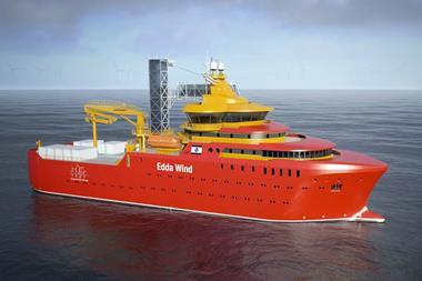 Østensjø Rederi has ordered two 'hydrogen-ready' newbuild CSOVs that are designed for future installation of hydrogen-based fuel cell technology. (Picture courtesy: Østensjø Rederi)