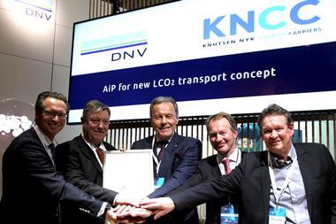 DNV AiP for ambient LCO2 transportation concept