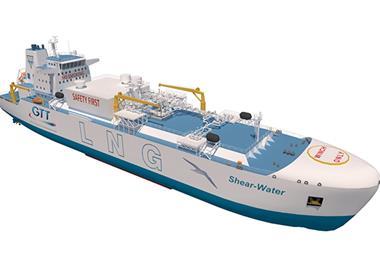 GTT's Shear-Water ballast-free LNG bunker and feeder vessel concept has been awarded AiP from Bureau Veritas (BV).