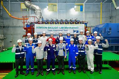 HHI-EMD has completed type approval testing of a methanol dual fuel HiMSEN engine (H32DF-LM) at its Techno centre in Ulsan.
