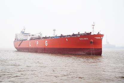 The MAN B&W 6G60ME-C main engines aboard Tianjin Southwest’s Gas Libra (pictured) and Gas Scorpio will be retrofitted to dual-fuel MAN B&W 6G60ME-LGIP units capable of running on LPG.