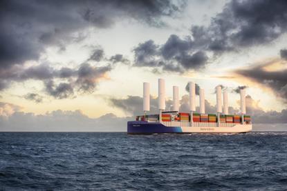 A new project plans to combine CWS’s wingsail system with a GTT-designed onboard CCS system with the aim of reducing carbon emissions from a container vessel operating on an alternative fuel by up to 50%.