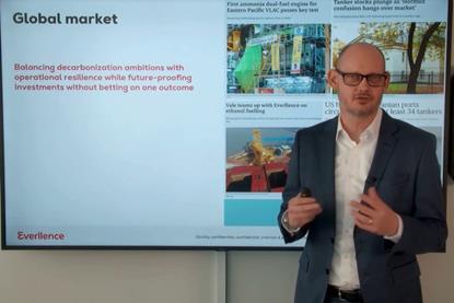 Christian Ludwig, vice president and head of global sales and promotion at Everllence, during the webinar