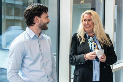 Ulstein Digital commercial director Dordi Blekken and data scientist Mikal Breiteig Alexander Thorsen