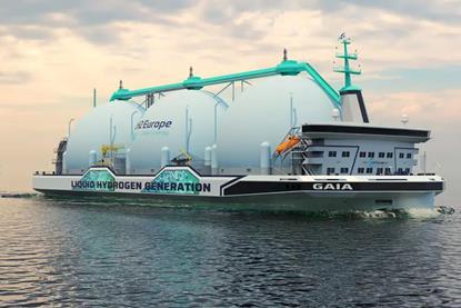 C-Job has designed a 141m-long fuel cell-powered liquid hydrogen tanker concept.