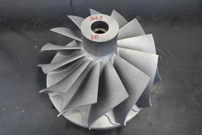 Prototype of a 3D printed radial turbine (credit: MAN Energy Solutions)