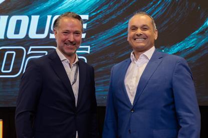 Kjell Ove Ulstein, sales & marketing director at Wärtsilä Gas Solutions and Erik Nyheim, CEO of Höegh Evi